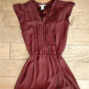 H&M Ruffle Pleat Tunic Dress